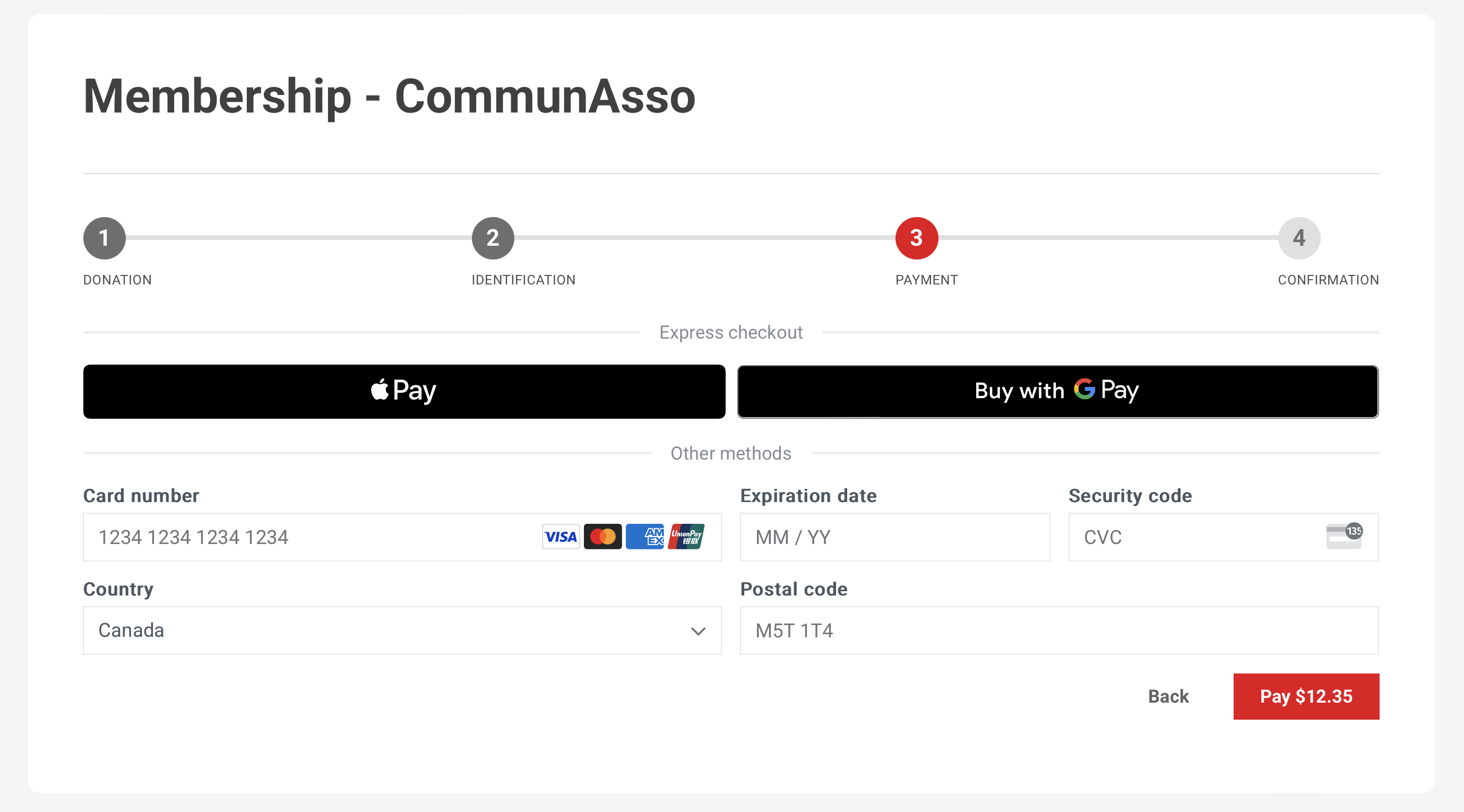 Configure online payment methods